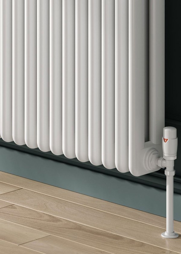 Reina Hedingham Finished in White - Detail Reina Hedingham Finished in White - Detail