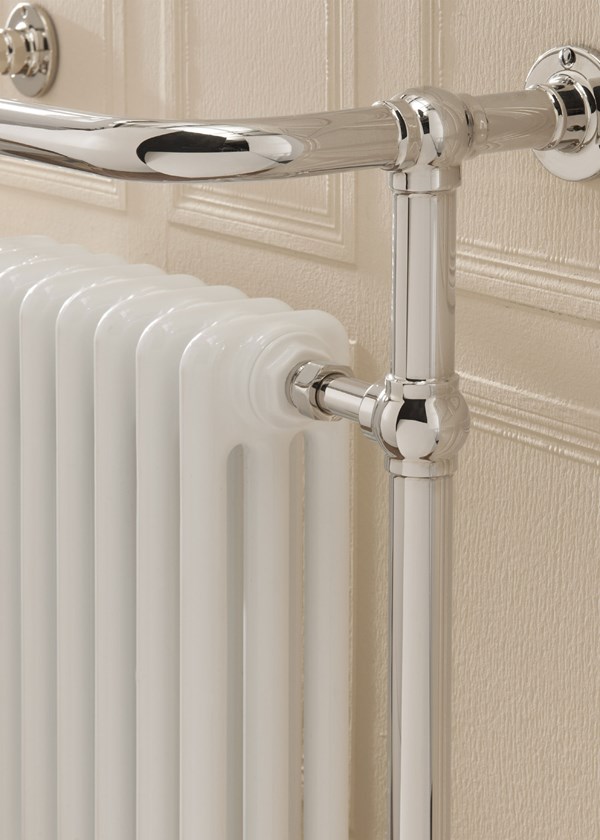 Chatsworth Radiator The Radiator Company Chalfont Floor Standing Traditional Heated Towel Rail