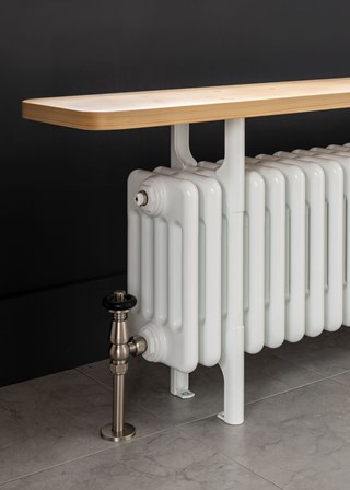 The Radiator Company Ancona Bench Seat - Vertical (Close Up)