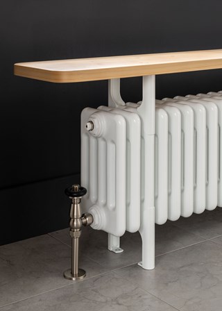 The Radiator Company Ancona Bench Seat - Vertical (Close Up) The Radiator Company Ancona Bench Seat - Vertical (Close Up)