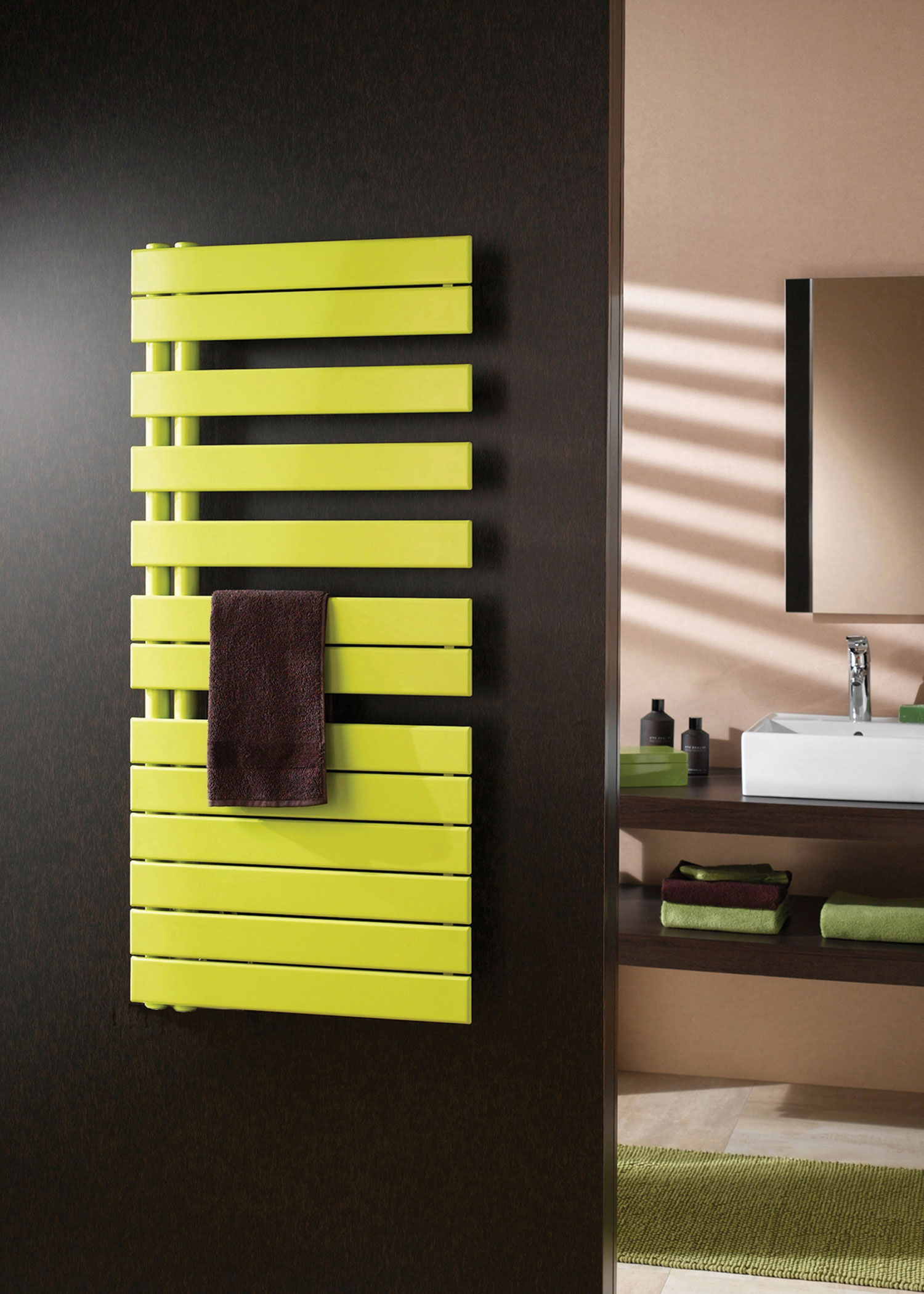 Zehnder Roda Spa Asym - Image shown in Spring Green