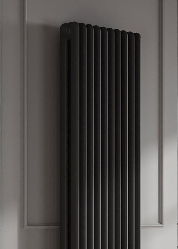 Reina Hedingham Finished in Black - 1800mm (H) x 465mm (W) - Detail Reina Hedingham Finished in Black - 1800mm (H) x 465mm (W) - Detail