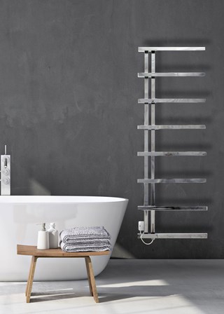 JIS Sussex Hickstead Stainless Steel Heated Towel Rail