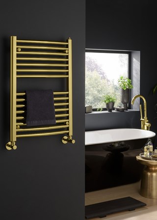 The Radiator Company Poppy Lacquered Towel Rail The Radiator Company Poppy Lacquered Towel Rail
