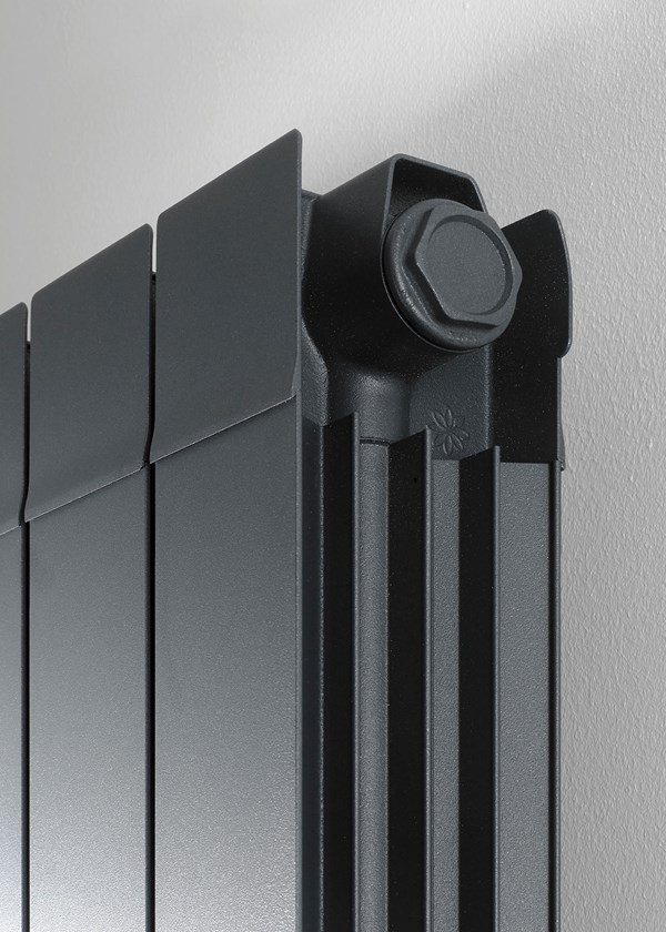 MHS Decoral Vertical Aluminium Radiator - Volcanic