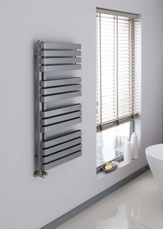 The Radiator Company Echo - Image shown in Grey Aluminium RAL9007