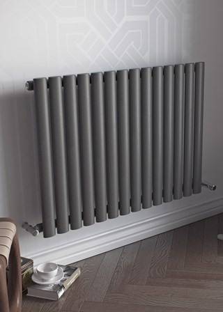 Eucotherm Nova 600 Single Vertical - Image shown in Textured Matt Anthracite