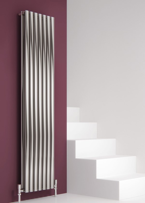 Reina Nerox Vertical - Image shown in Brushed Stainless - Double
