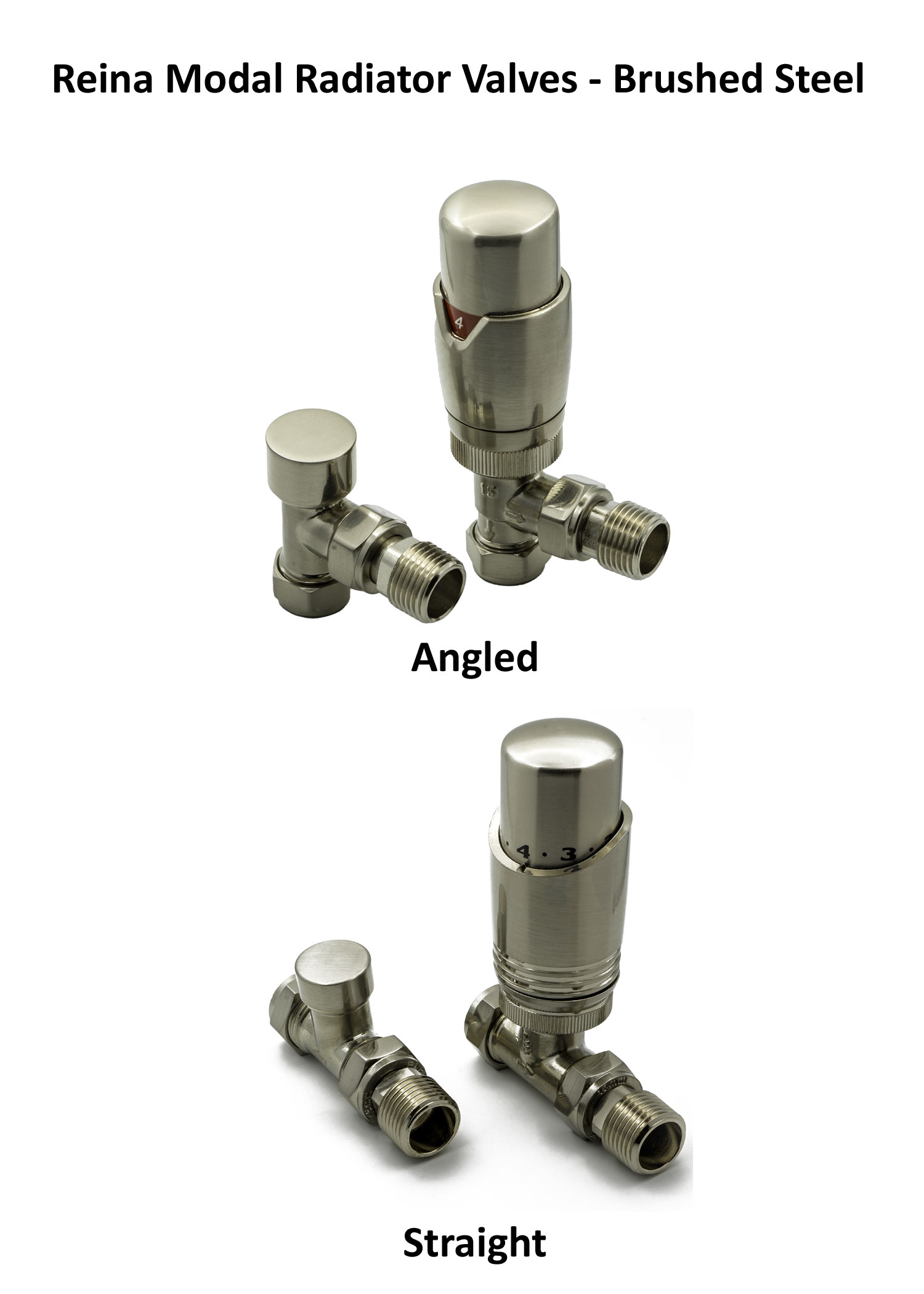 Reina Modal TRV Thermostatic Radiator valves 