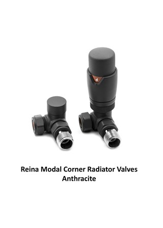 Reina Modal Corner TRV Thermostatic Radiator Valves 