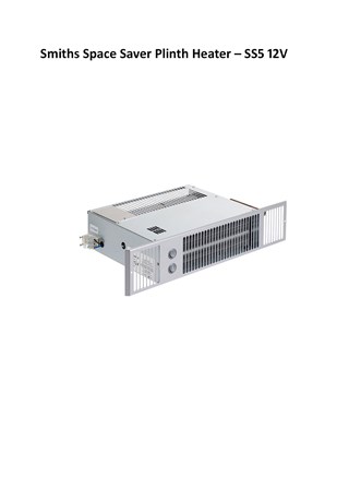 Smiths Space Saver SS5 12V Plinth Fan Convector