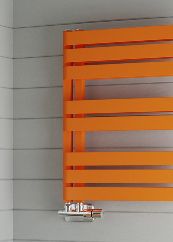 Terma Warp S 655mm (H) x 500mm (W) - Orange Finish