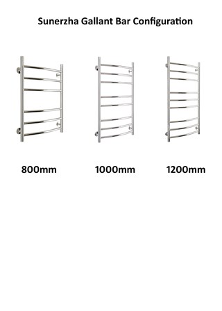 Sunerzha Gallant Stainless Steel Towel Rail Sunerzha Gallant Stainless Steel Towel Rail