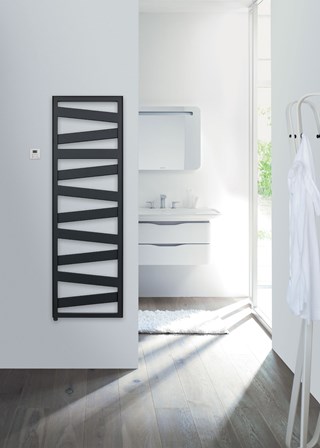 Zehnder Ribbon Electric - Image shown in Matt Black 0557