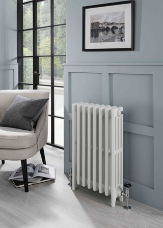 The Radiator Company Aston 4 Column - Image shown in White RAL9010