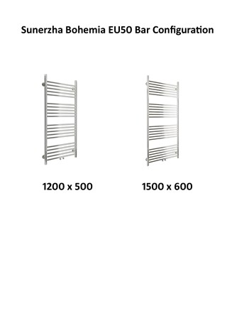 Sunerzha Bohemia EU50 Stainless Steel Towel Rail
