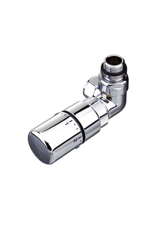 The Radiator Company Ideal Corner TRV - Chrome