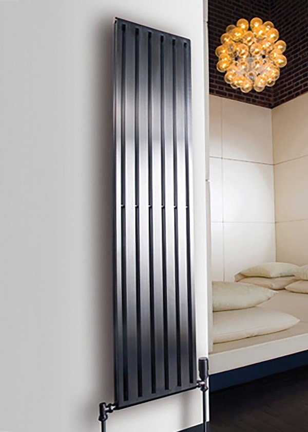 Aeon Supra Triple Designer Radiator Brushed Stainless Steel