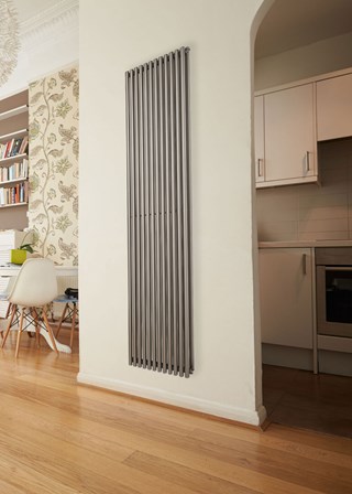 Tempora Mandolin Double Vertical - Image shown in RAL9007 Grey Aluminium 