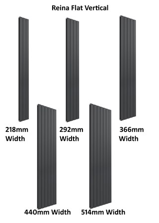 Reina Flat Vertical Radiator 