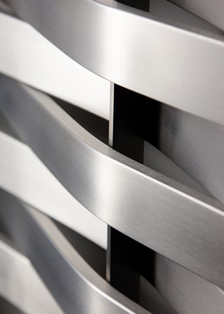 Aeon Wave Stainless Steel Vertical Designer Radiator 