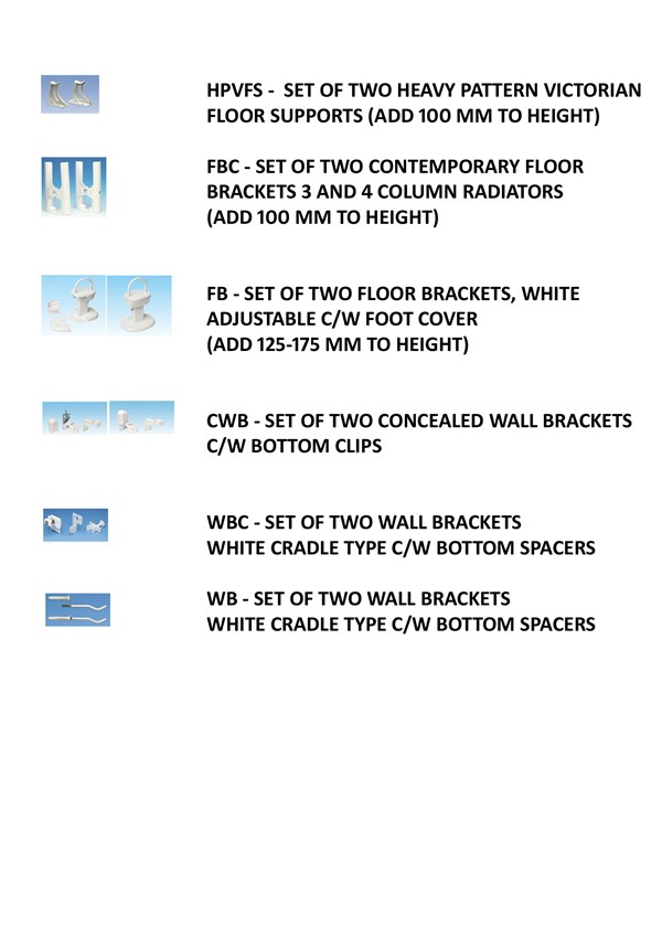 Apollo Roma 4 Column Vertical Radiator - White (RAL9016)