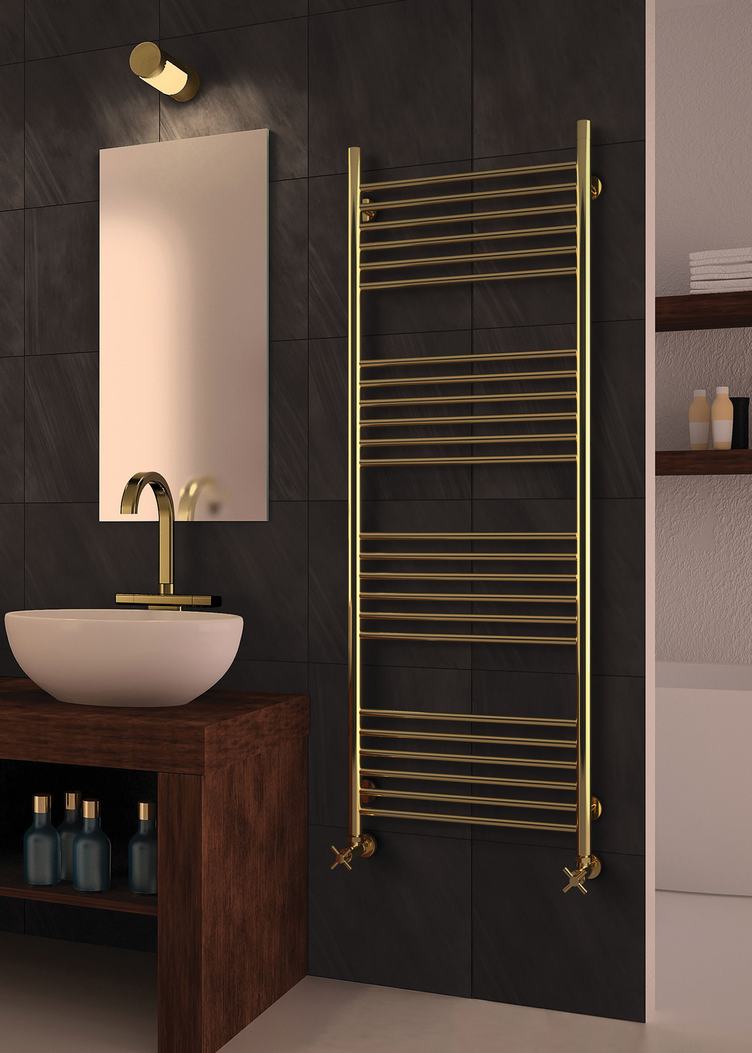 Sunerzha Bohemia - Image shown 1500mm (H) x 500mm (W) - Gold