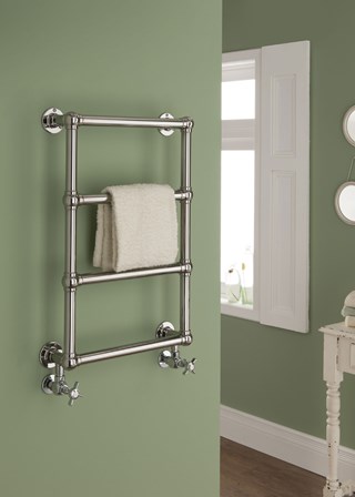 The Radiator Company Chalfont Wall Hung - Image shown in Chrome