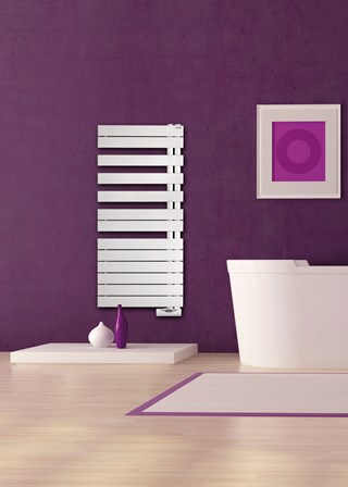 Zehnder Roda Spa Asym Electric - Image shown in White RAL9016