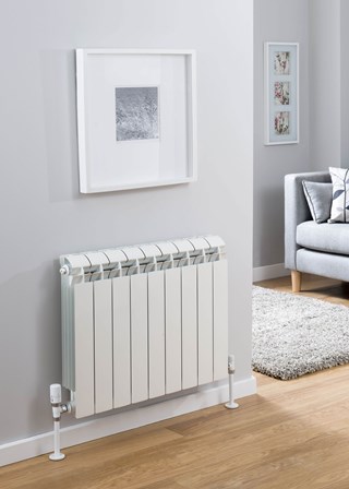 The Radiator Company Vox Horizontal - Image shown in White RAL9010