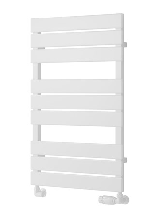 Reina Avola towel rail finished in white - 823 x 500