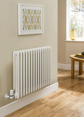 The Radiator Company Ancona 3 Column Horizontal - White RAL9016