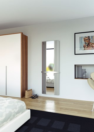Aeon Panacea Mirror - Image shown in Brushed Stainless Aeon Panacea Mirror - Image shown in Brushed Stainless