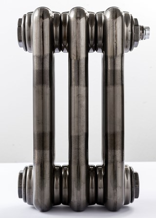 The Radiator Company Ancona - Bare Metal Lacquered (Close Up)