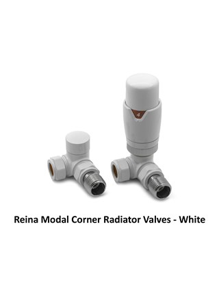 Reina Modal Corner TRV Thermostatic Radiator Valves 