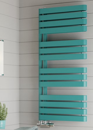Terma Warp S 1110mm (H) x 500mm (W) - Teal Finish Terma Warp S 1110mm (H) x 500mm (W) - Teal Finish