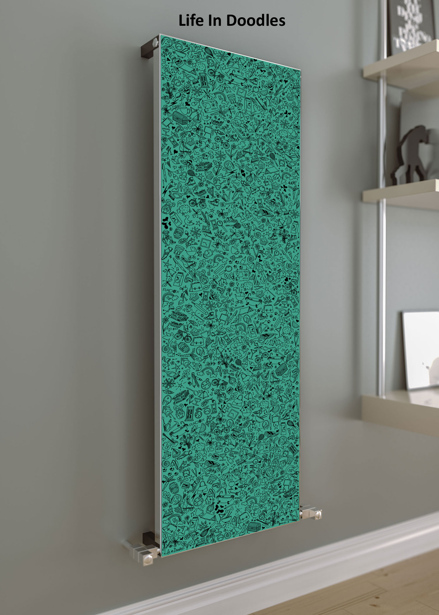 Radox Quartz Studio Glass Designer Radiator