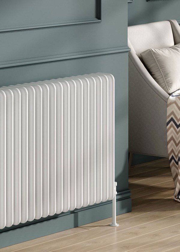 Reina Hedingham Finished in White - 600mm (H) x 1265mm (W) - Detail Reina Hedingham Finished in White - 600mm (H) x 1265mm (W) - Detail