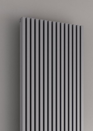 Reina Albano finished in Silver - Size shown 1800mm (H) x 590mm (W) - Close Up Detail Image