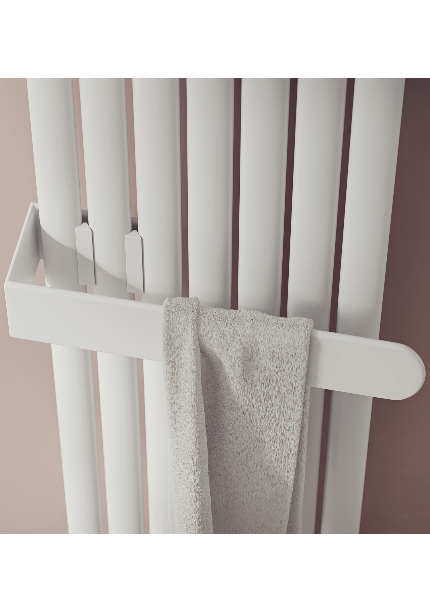 Eucotherm Nova Towel Rail - White RAL9003