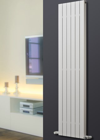 Eucotherm Mars Deluxe Vertical - Image shown in White RAL9003 Eucotherm Mars Deluxe Vertical - Image shown in White RAL9003