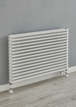 Supplies 4 Heat Larkin Double Horizontal - Image shown in White RAL9016
