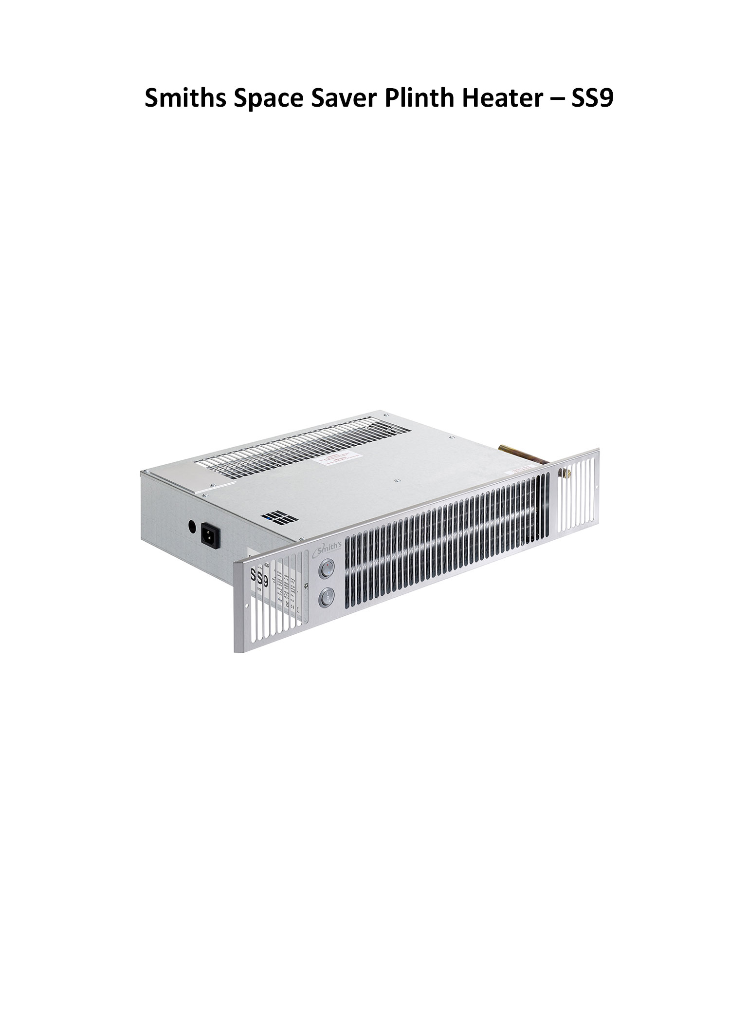Smiths Space Saver SS9 Plinth Fan Convector