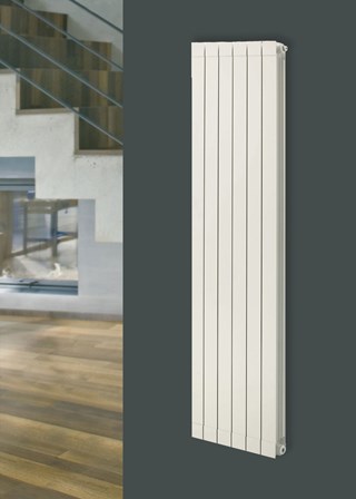 Tempora Flat Top Aluminium Radiator - Finished in RAL9010 Pure White 