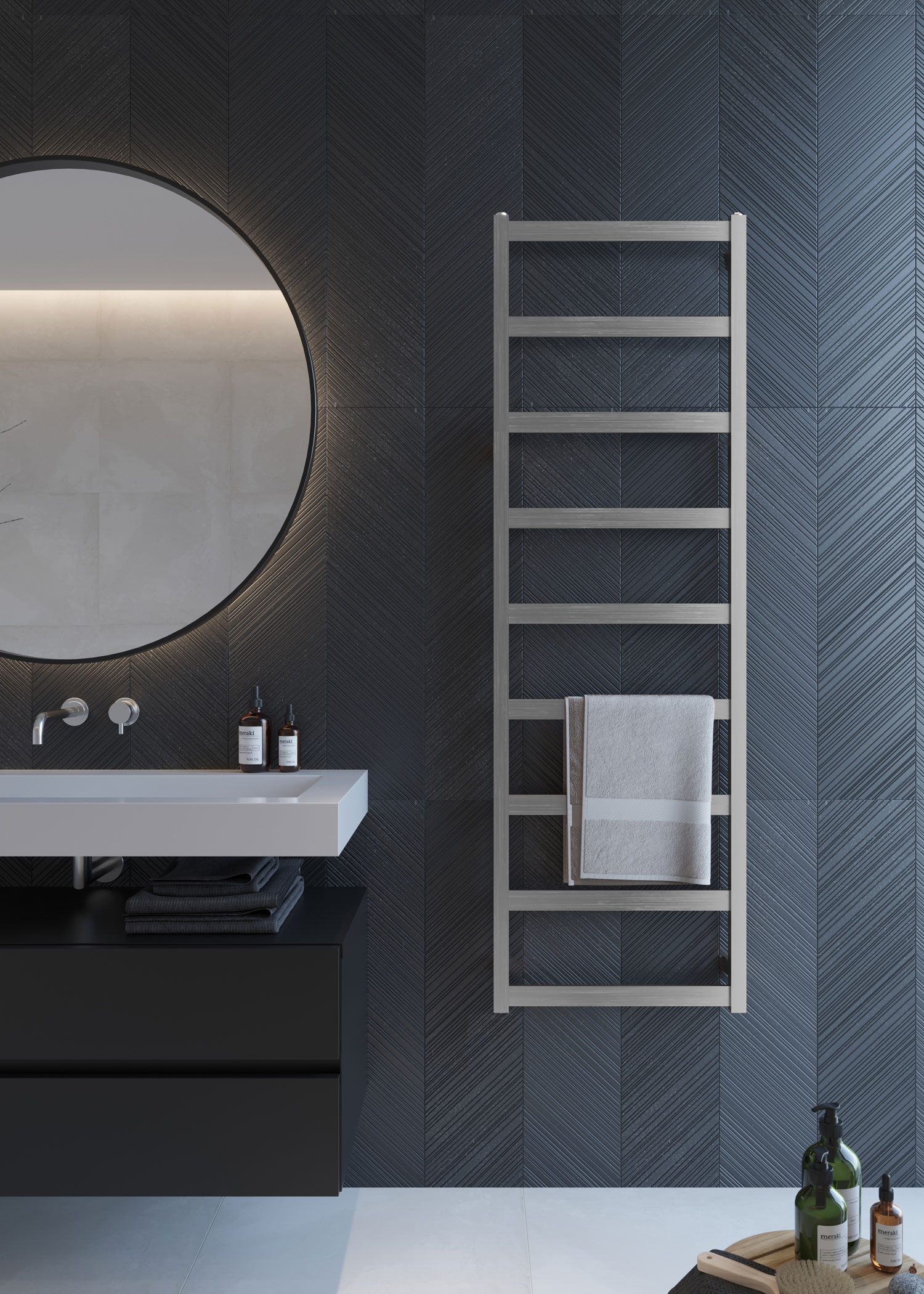 Aeon Calder Stainless Steel Towel Rail