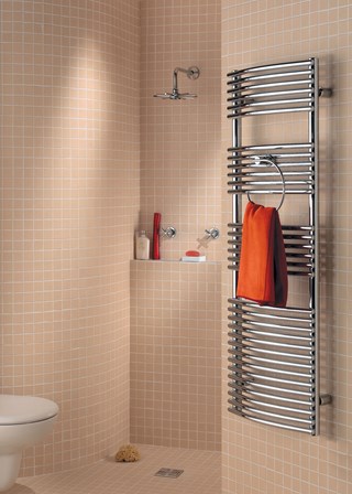Zehnder Ovida Bow Designer Heated Towel Rail Zehnder Ovida Bow Designer Heated Towel Rail