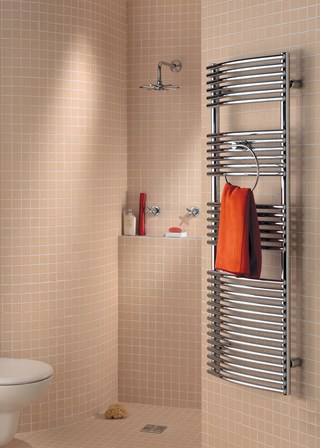 Zehnder Ovida Bow Designer Heated Towel Rail