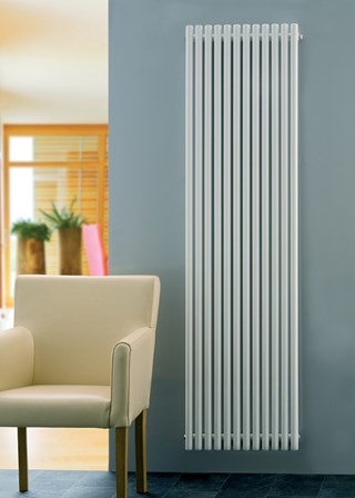 Eucotherm Supra Round Tube - Image shown in White RAL9003