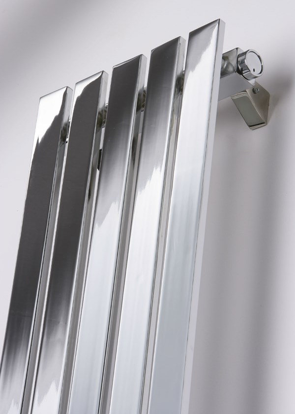 Ultraheat Linear Chrome Vertical Designer Radiator