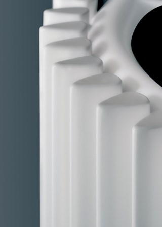 Eucotherm Corus Corner detail - Image shown in White RAL9003